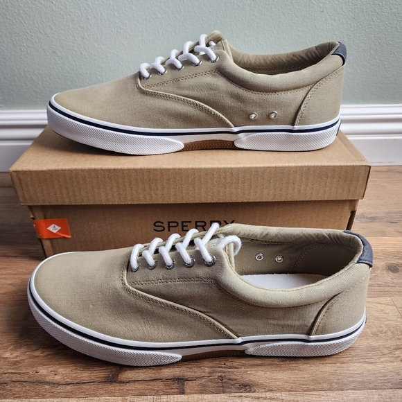 ❗️NWT❗️Sperry Men's Halyard CVO Khaki Seaker Size 12 - Picture 4 of 13